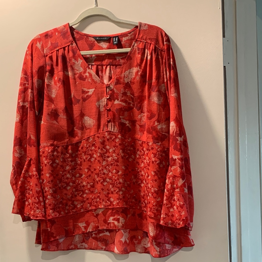 Floral Boho Blouse S H by Halston
